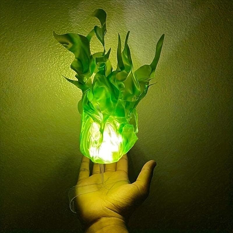 Halloween Party Decor Floating Fireball Light, Magic Prop Scene Decor Gift for Desktop Decoration Ornament Window Decoration Ornament2