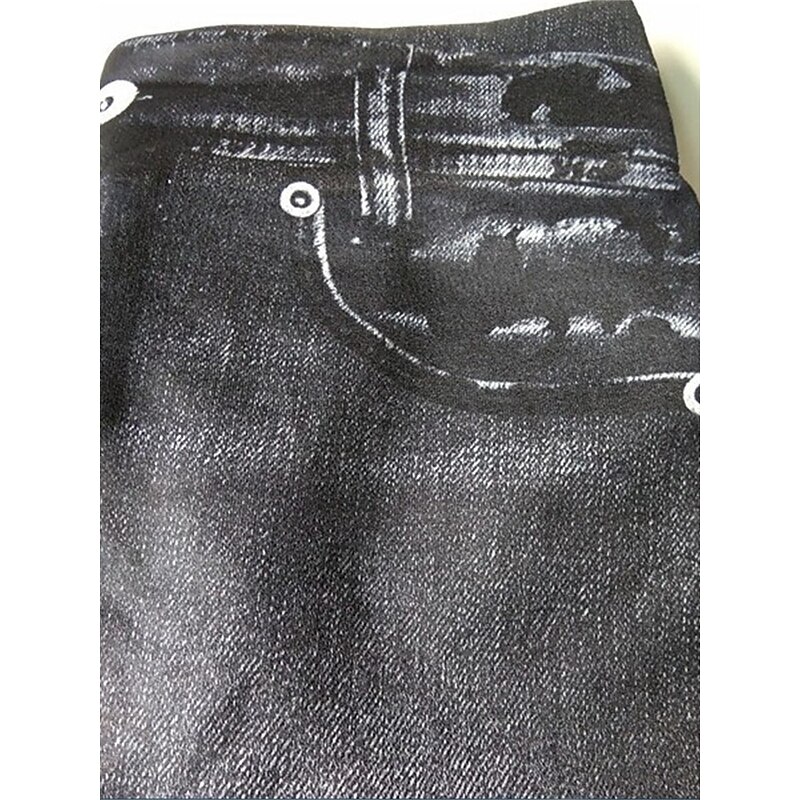 Women's Slim Pants Trousers Pocket High Cut High Waist Full Length Black Summer4