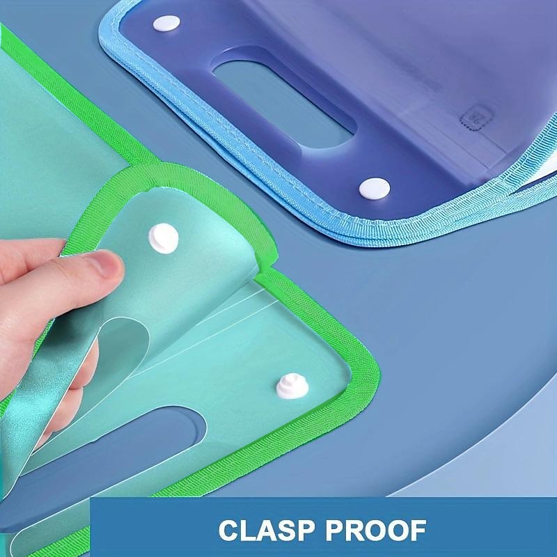 A4 File Folder Organizer,Back to School 13 Pockets Expanding Accordion Document Holder, Student Exam Paper Storage Bag4