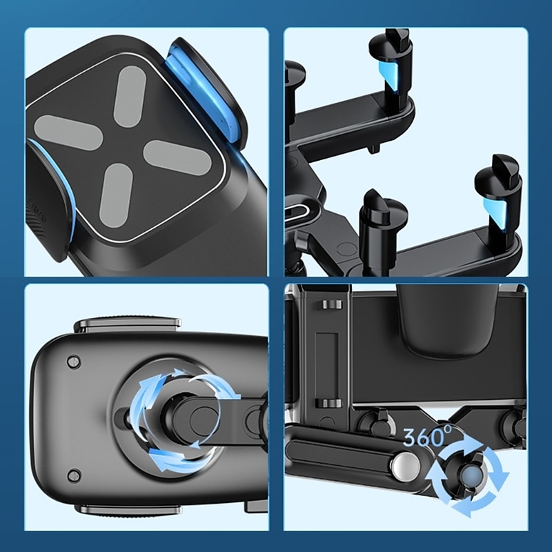 Universal Car Rearview Mirror Phone Holder Rotation Car Phone Holder Mount Stand GPS Smartphone Bracket Dropshipping4