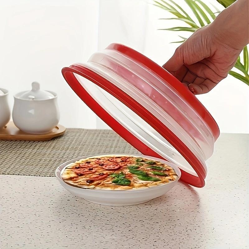 Collapsible Microwave Cover, Microwave Lid, Multifunctional Microwave Splatter Guard, Microwave Plate Cover With Steam Vent, Kitchen Gadgets, Kitchen Stuff4