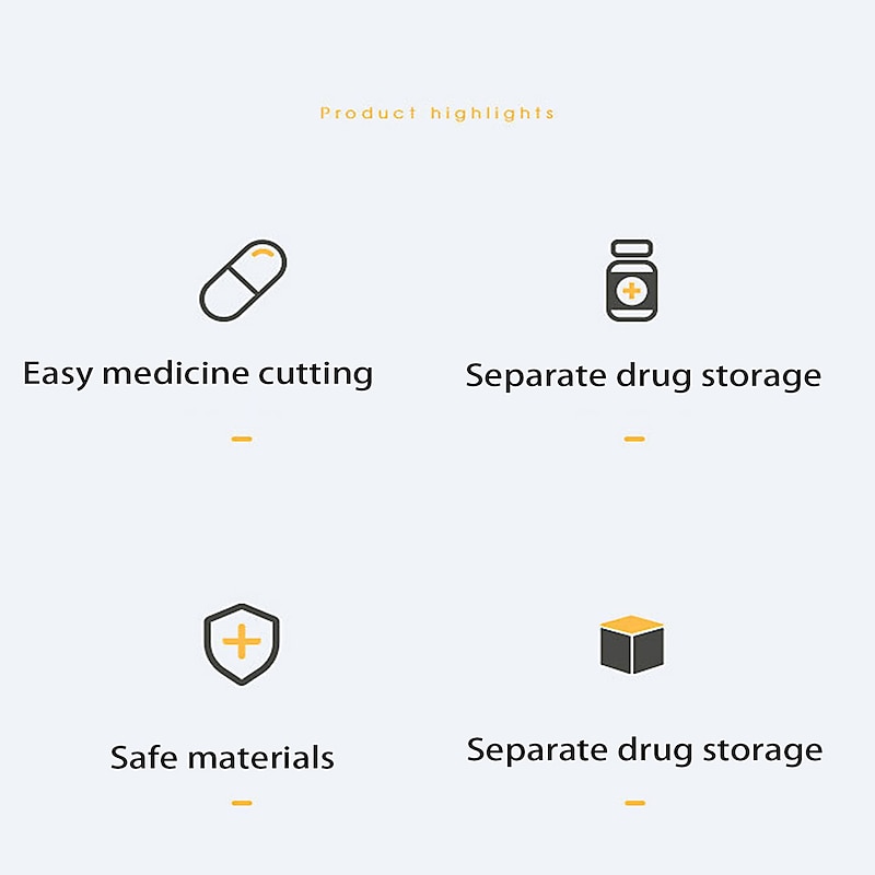 Pill Cutter, Pill Splitter Pill Cutter for Small or Large Pills, Cuts Vitamins Tablets, Portable Pretty Pill Crusher for Purse Pocket Blue3