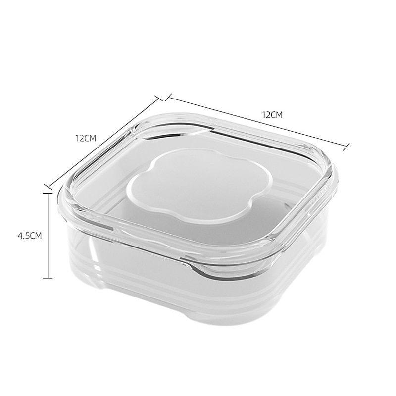 2pcs Sealed Plastic Preservation Box Refrigerator Storage Box Microwave Oven Specific Refrigerated Sealed Food Storage Box Commercial With Lid4