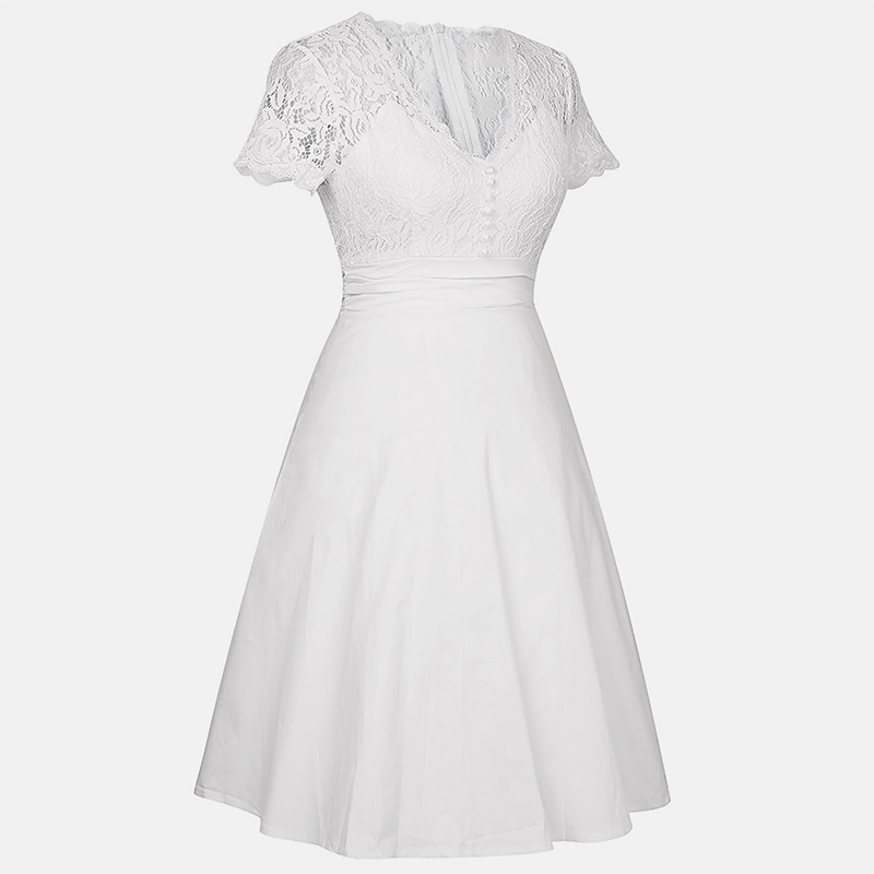 Elegant Classical Renaissance Midi Dress A Line Dress Flare Dress Pleated Fancy Dress Women's Valentine's Day Tea Party Casual Daily Bachelorette Party Adults' Dress Spring & Summer4