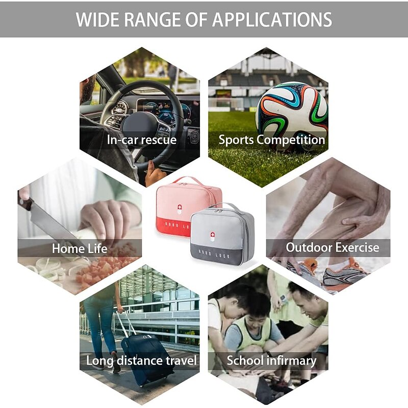 Thickened Large Capacity Medicine Box Family Medicine Bag Portable Storage Bag Cloth Art Box Multifunctional Layered Medicine Box3