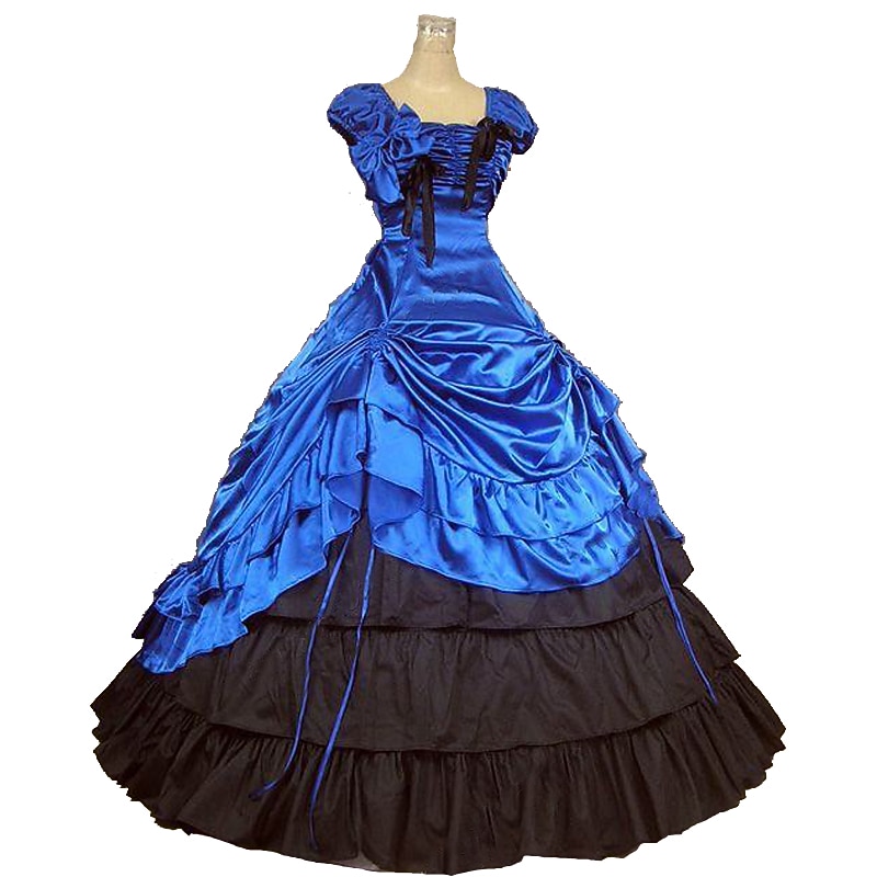 Rococo Victorian 18th Century Dress Party Costume Masquerade Maria Antonietta Plus Size Ball Gown Fancy Dress Women's Girls' Carnival Masquerade Carnival Performance Party / Evening Adults' Dress