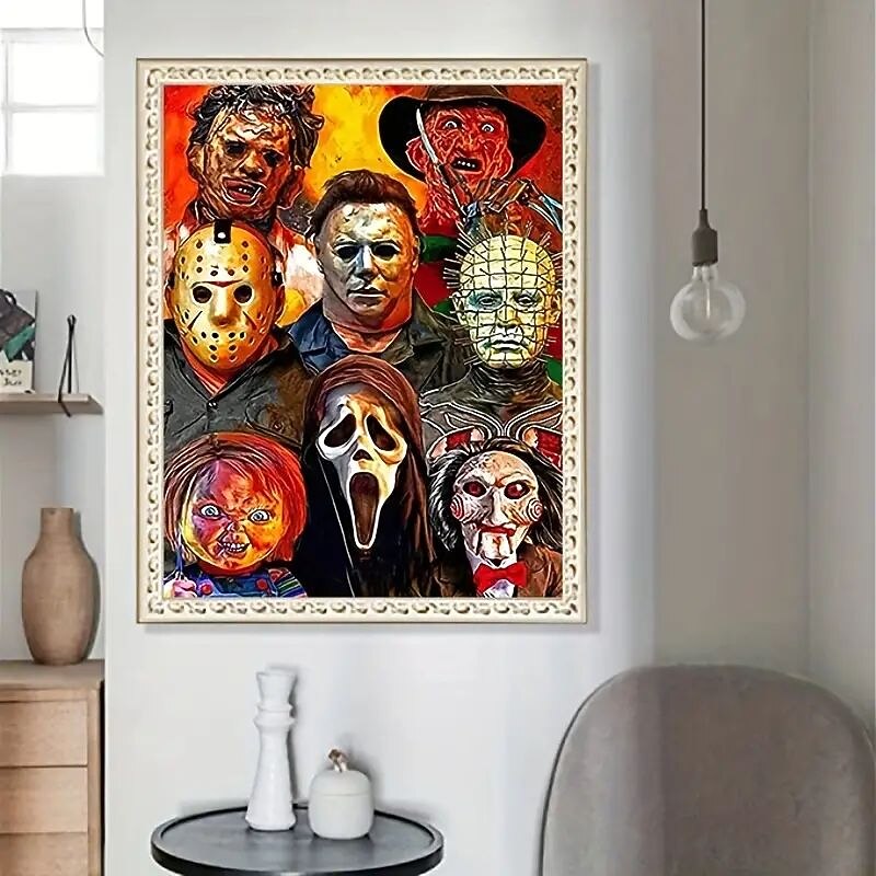 Halloween Wall Art Canvas Prints and Posters Pictures Decorative Fabric Painting For Living Room Pictures No Frame2