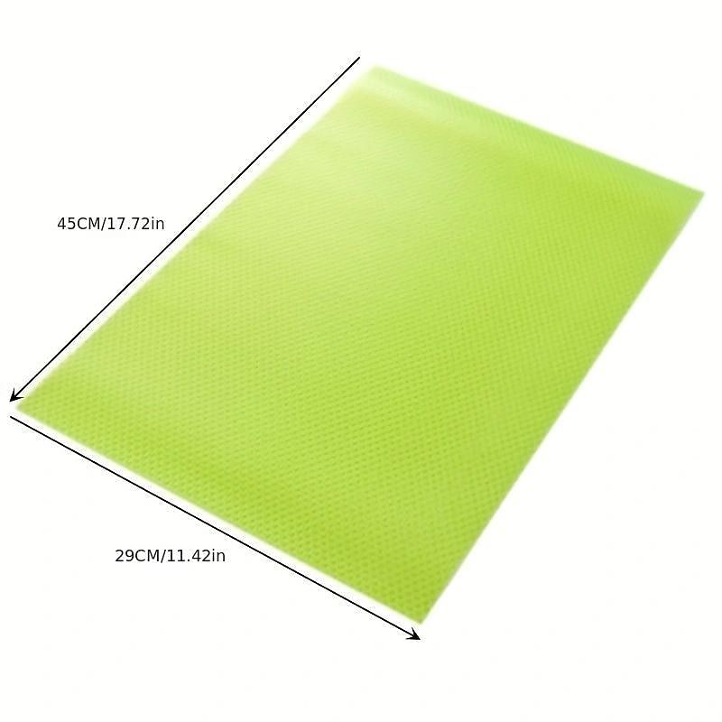 4pcs Refrigerator Liners Mats Washable, Refrigerator Mats Liner Waterproof Oilproof, Fridge Liners For Shelves, Cover Pads For Freezer Glass Shelf Cupboard Cabinet Drawer3