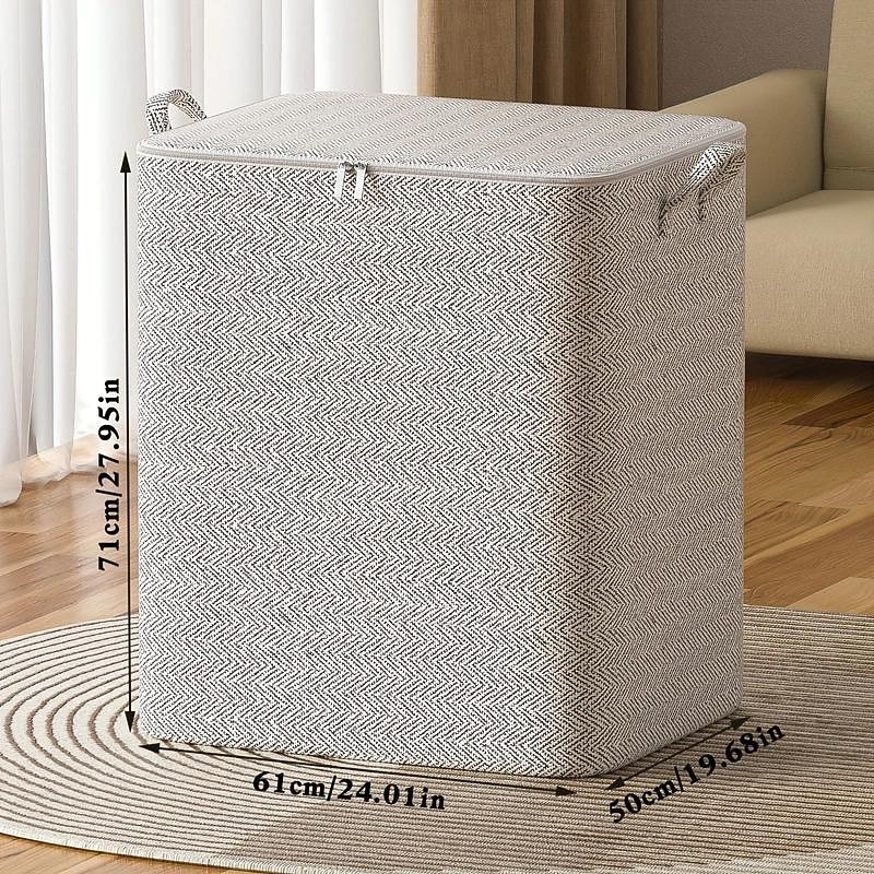 Zipper Storage Bag Clothes Quilt Large Capacity Storage Bag Moving Living Room Bedroom Quilt Finishing Storage Basket3