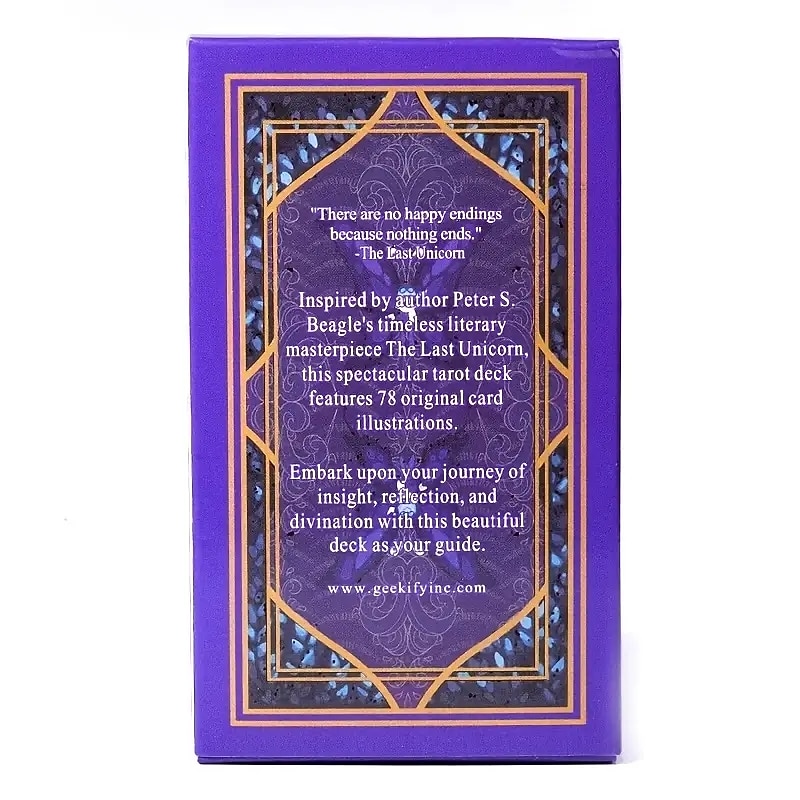 The Last Unicorn Tarot Board Game Divination Card3