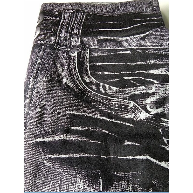 Women's Slim Pants Trousers Pocket High Cut High Waist Full Length Black Summer3