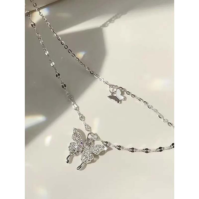 Women's necklace Fashion Outdoor Butterfly Necklaces4