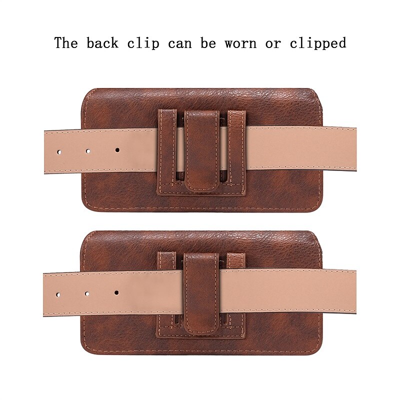 Men Genuine Leather Waist Pack Thick Cowhide Waist Bags Functional Leather Shoulder Bag  Mini Travel Chest Bag Phone Pack3
