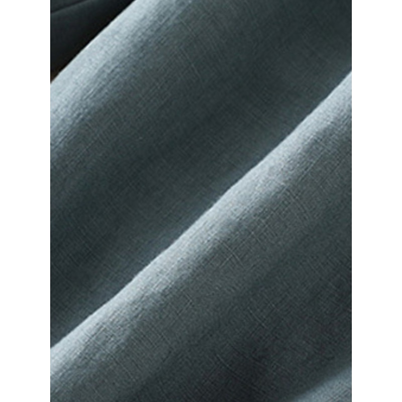 Women's Wide Leg Pants Trousers Baggy Pants Fashion Streetwear Full Length High Waist Plain Pocket Elastic Waist Baggy Breathability Comfortable Micro-elastic Vacation Street Casual rice white4