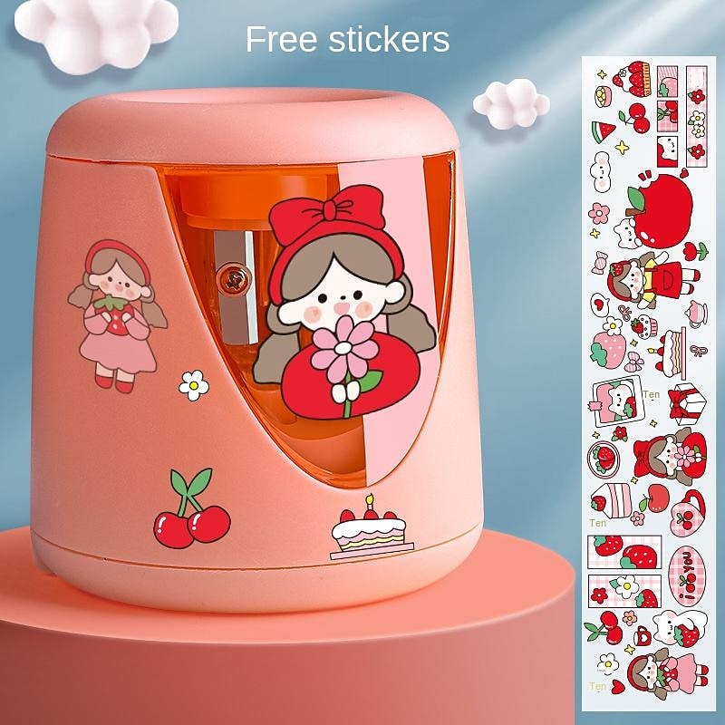 USB Rechargeable Electric Pencil Sharpener, Heavy-Duty Mechanical Design, Multi-Function for School & Office Use, Ideal Gift for Students2