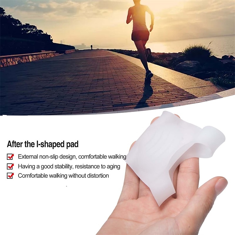1Pair Orthopedic Silicone Heel Correctors for Flat Feet, Knock Knees, and Arch Support4