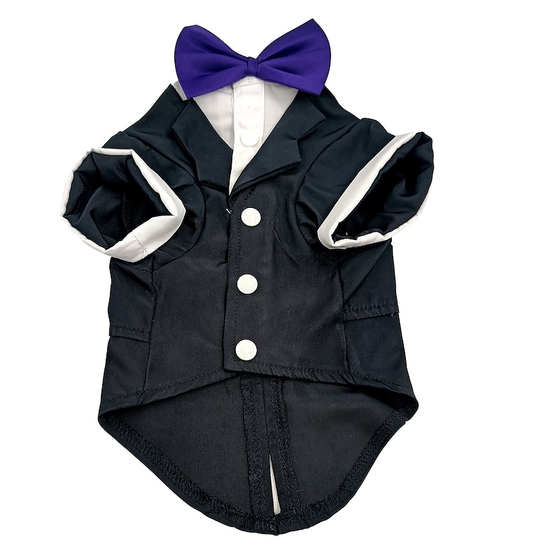 Dog Cat Suit Party Gentle Winter Waterproof Breathable Soft Washable Comfortable Wedding Party Wedding Party Festival Dog Clothing for Bichon Frise Pomeranian Baby Pet Papillon Small3