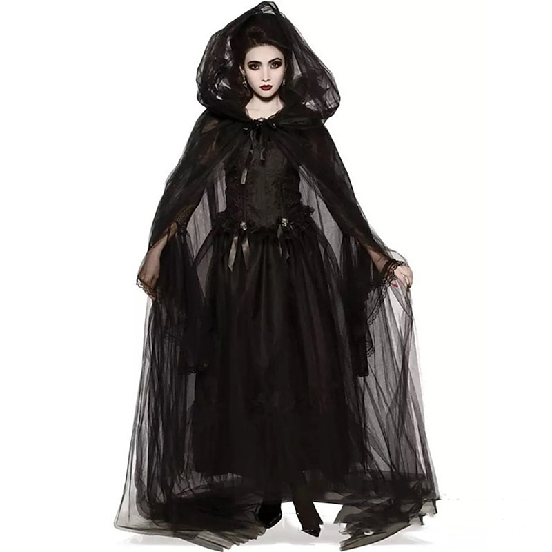 Witch Devil Ghost Bride Halloween Cosplay Costume Party Costume Masquerade Walpurgis Night Outfits Cosplay Adults' Women's Masquerade Mardi Gras Performance Party Halloween Easy Halloween Costumes4