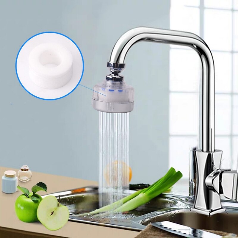 Faucet Water Purifier Household Kitchen Extension Tap Water Filter Nozzle Flower Sprinkler Faucet Splash Head4