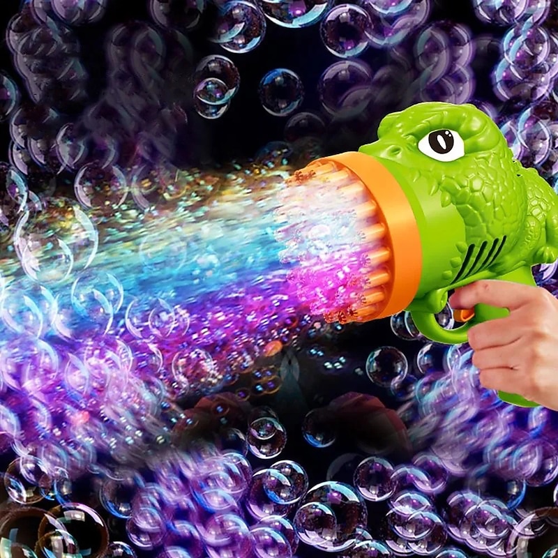 Electric Automatic Soap Bubble Gun Toy For Children Gifts Portable with Outdoor Party Bubble Machine Guns Toys3