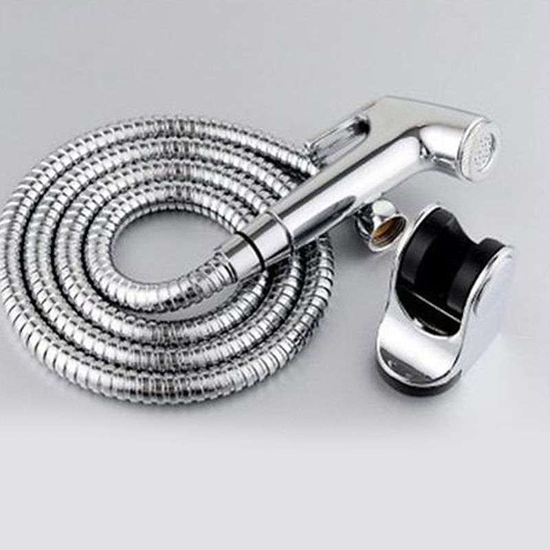 Bidet Sprayer for Toilet with Hose1.5m, Wall Mounted Handlheld ABS Spray Head, Shattaf Diaper Cleaning Set for Personal Hygiene2