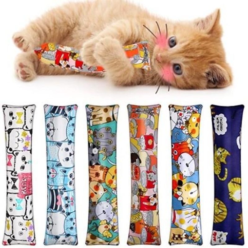 Catnip Pillow Cat Teaser Toys - Keep Your Cat Entertained and Stimulated!