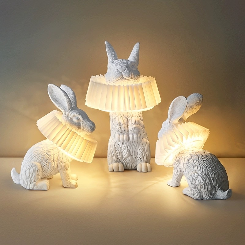 Table Lamp Rabbit Light,LED Night Light Bedside Sleeping Cartoon Table Lamp Rabbit Miffy Gift Cute Decoration Gift Can Be Used As Night Light 110-240V2