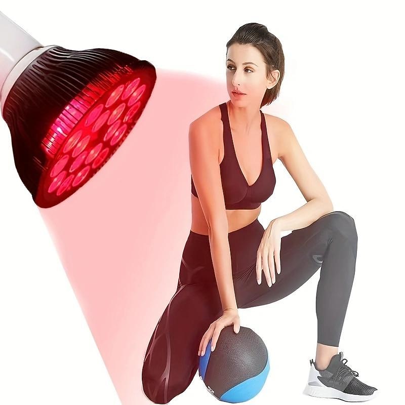 Led Red Light 54w Tripod Light Bulb Physiotherapy Light Par38 Dual Core 660 850nm Red Light Therapy Lamp Near Infrared Combo Bulb for Skin Care, Pain Relief, and Anti-Aging Benefits4