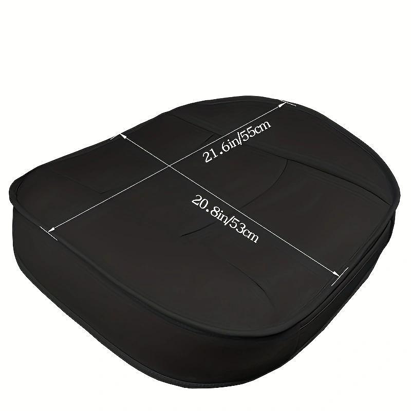 Upgrade Your Car with a Stylish PU Leather Seat Cover - Universal Fit Front Car Seat Cover PU Leather Seat Cushion Automobiles Seat Protector Universal Chair Pad Mat2