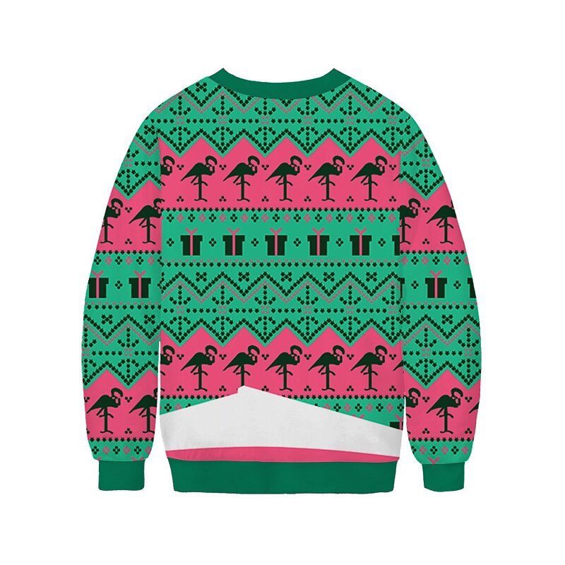 Christmas alpaca Pullover Funny Christmas Sweatshirt Anime 3D Print 3D Graphic For Couple's Men's Women's Adults' Christmas 3D Print Party Festival4