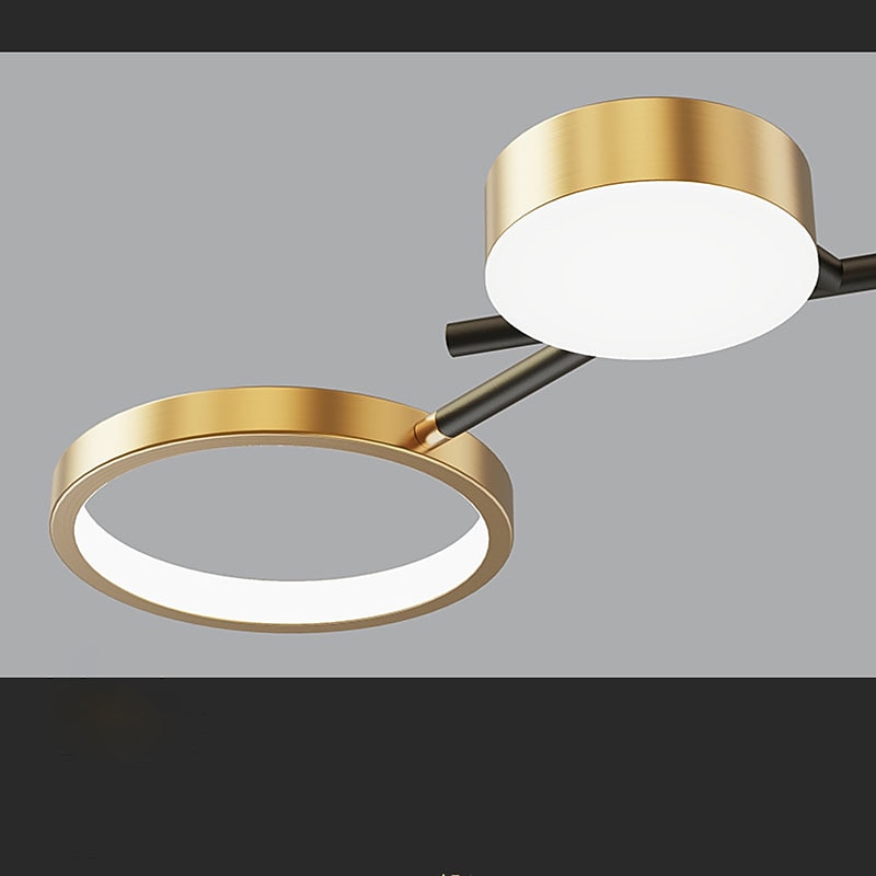 Ceiling Chandelier 6/8/12 Heads Mid Century Pendant Lighting, Ceiling Light Fixture Semi Flush Mount, Pendant Light Fixture for Living Room Kitchen Bedroom 110-240V4