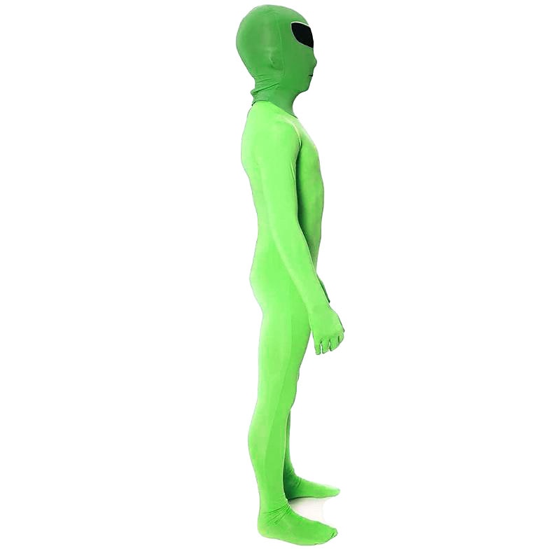 Alien Halloween Zentai Suits Bodysuit Carnival Costume Full Body Suit Cosplay Kid's Adults' Unisex Halloween Carnival Mardi Gras Party Easy Halloween Costumes Dress Up3