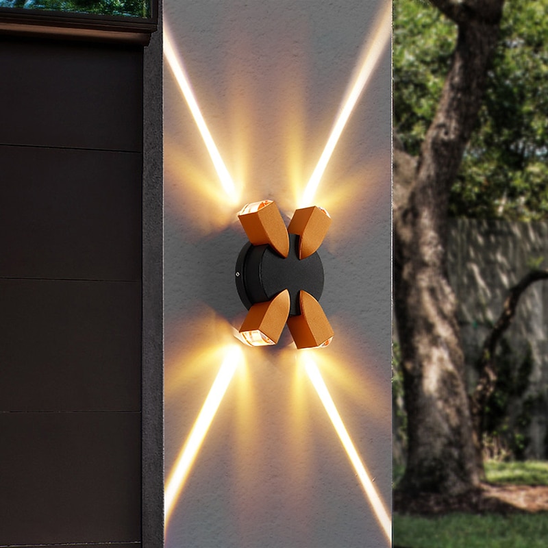 LED Wall Lights Outdoor Waterproof IP65 Modern Minimalist Geometric Design Aluminum Living Room Bedroom Corridor Light 110-240V2