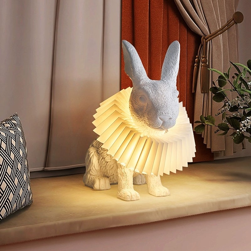 Table Lamp Rabbit Light,LED Night Light Bedside Sleeping Cartoon Table Lamp Rabbit Miffy Gift Cute Decoration Gift Can Be Used As Night Light 110-240V