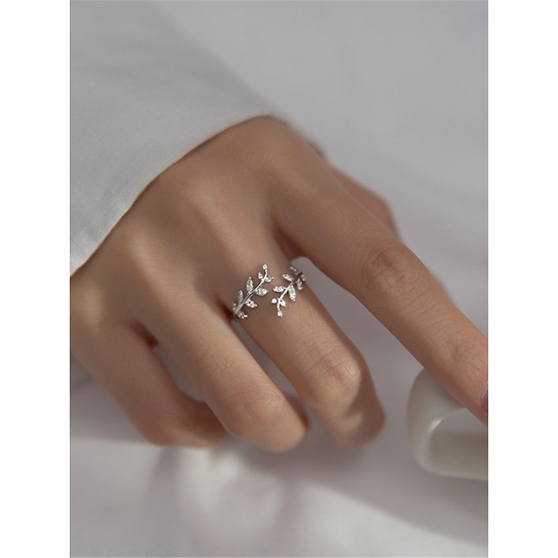 Women's Rings Fashion Outdoor Leaf Ring4