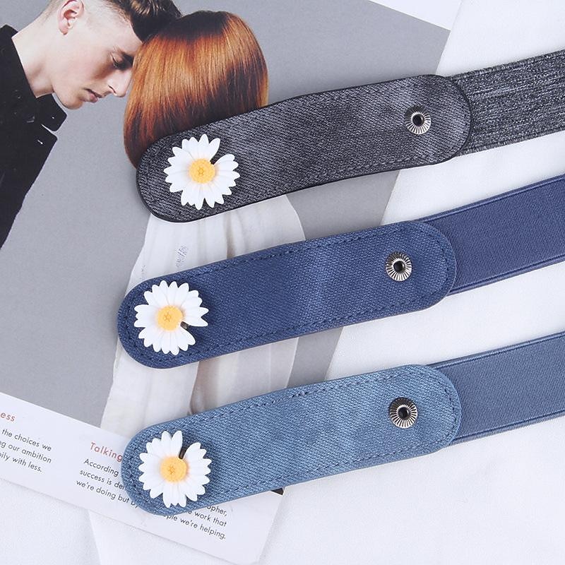 Perforated Free Belt With No Marks, Women'S Summer Jeans Are Versatile, Elastic And Decorative, Invisible Women'S Waist4