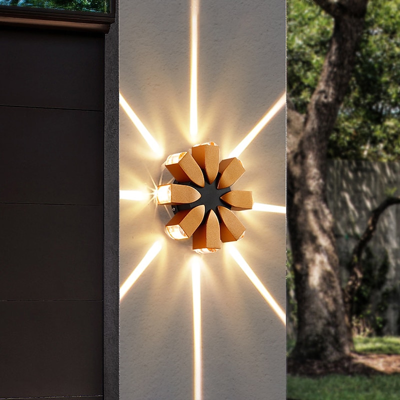 LED Wall Lights Outdoor Waterproof IP65 Modern Minimalist Geometric Design Aluminum Living Room Bedroom Corridor Light 110-240V