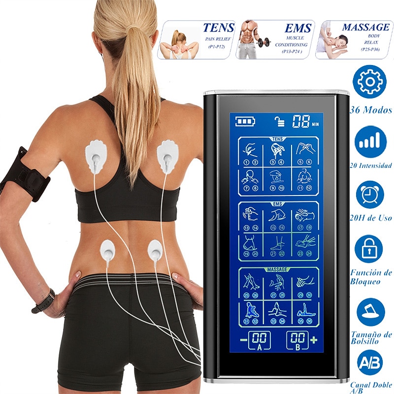 EMS professional muscle electrical stimulation physiotherapy machine pain relief pad