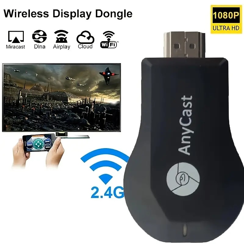 WiFi Stick Original 1080P Wireless Display For TV Dongle Receiver TV Stick For Miracast For Airplay For AnyCast M2 Plus Tv Stick3