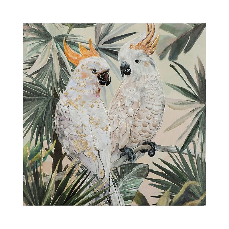 Large Handmade African Woman painting Hand Painted Oil Painting Wall Art Nordic Parrot African Woman Canvas Abstract Painting Wall Art Pictures home Decor Rolled Canvas No Frame Unstretched 9