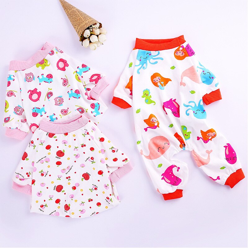 Dog Cat Pajamas Casual Sweet Winter Waterproof Breathable Soft Washable Comfortable Casual Daily Dog Clothing for Bichon Frise Pomeranian Baby Pet Papillon Small3