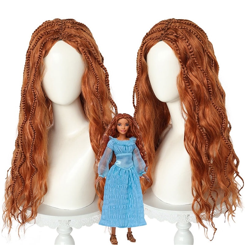 The Little Mermaid 2023 Ariel Cosplay Party Wigs Halloween Wigs