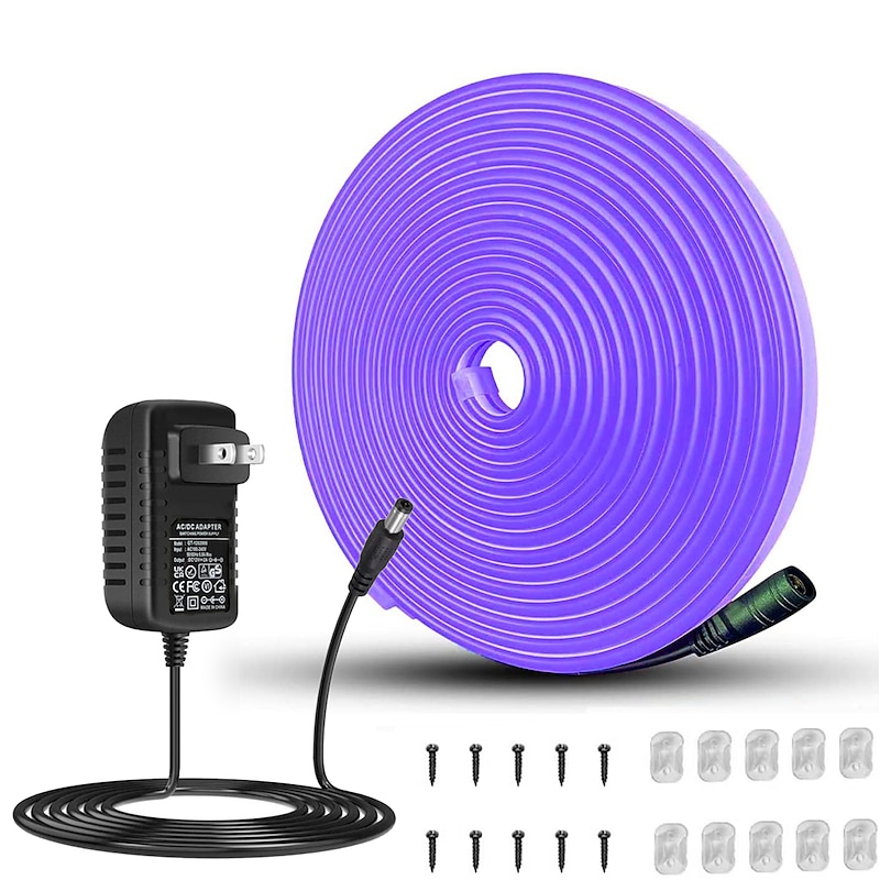 LED Silicone Waterproof Light with Halloween Atmosphere Neon Orange Outdoor Light LED Light Suitable for Christmas Halloween Dance