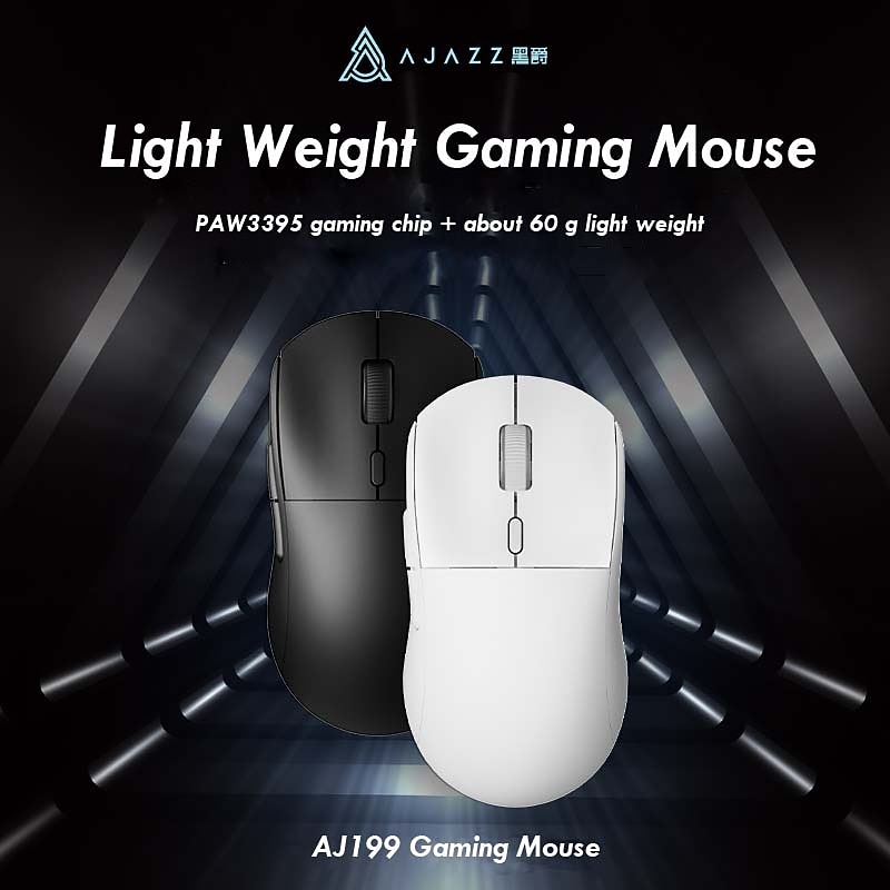 AJAZZ AJ199 2.4GHz Wireless Mouse Optical Mice with USB Receiver Gamer 26000DPI 6 Buttons Mouse For Computer PC Laptop Desktop
