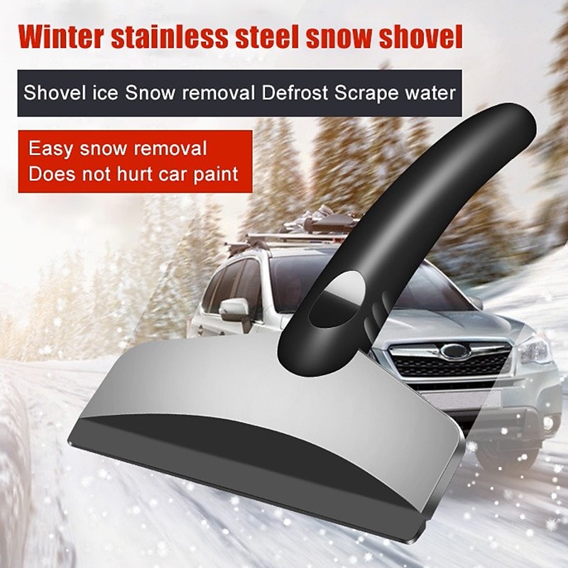 Car Window Windscreen Windshield Snow Clear Car Ice Scraper Snow Removal Shovel Deicer Spade Deicing Cleaning Scraping Tool