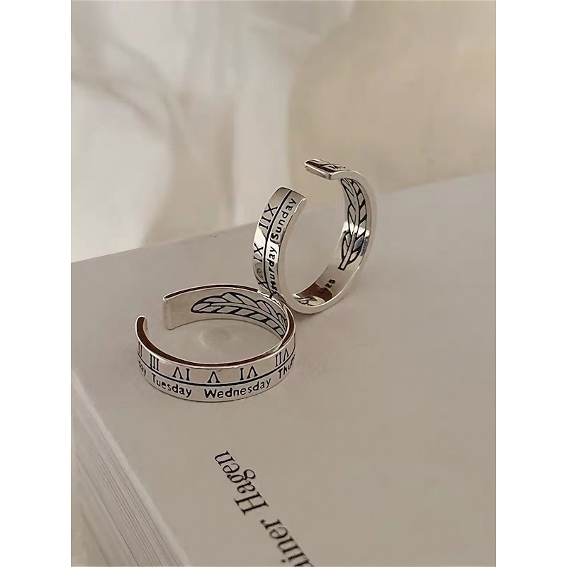 Women's Rings Fashion Outdoor Letter Ring