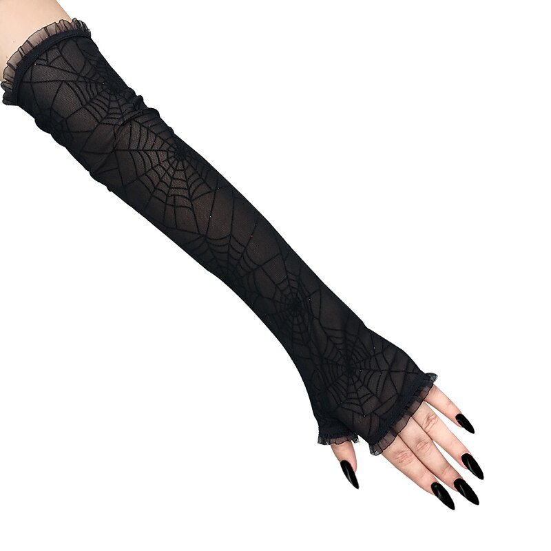Witch Gloves Adults' Women's Punk Gothic Halloween Halloween Carnival Mardi Gras Easy Carnival Costume for Walpurgis Night3