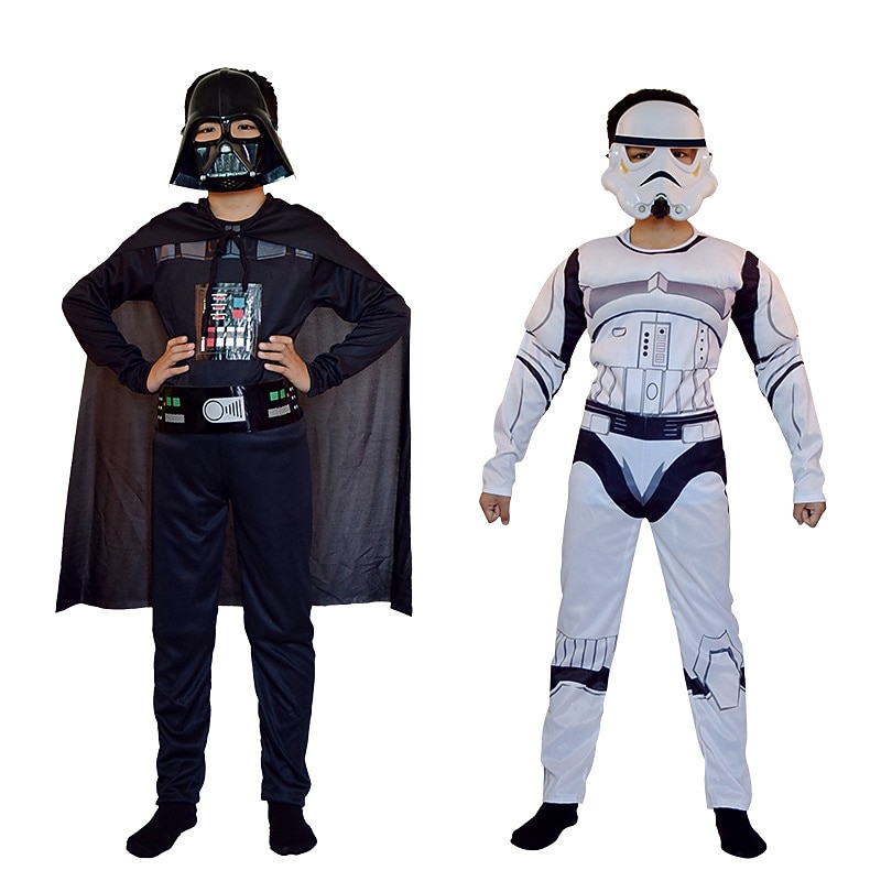 Darth Vader Cosplay Costume Outfits Cosplay Movie Cosplay for Boys Girls' Kid's Carnival Children's Day Masquerade2