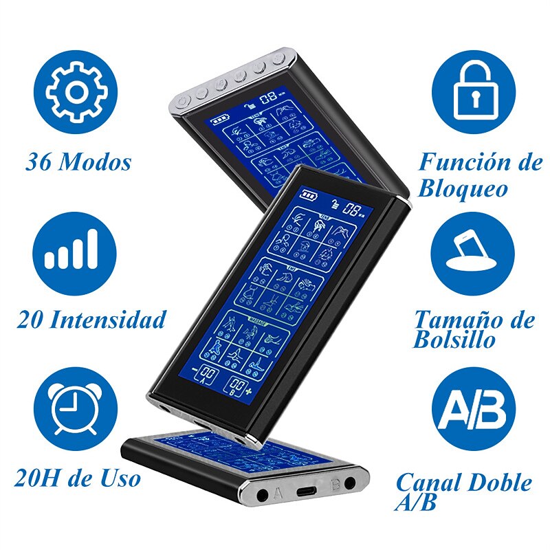 EMS professional muscle electrical stimulation physiotherapy machine pain relief pad3