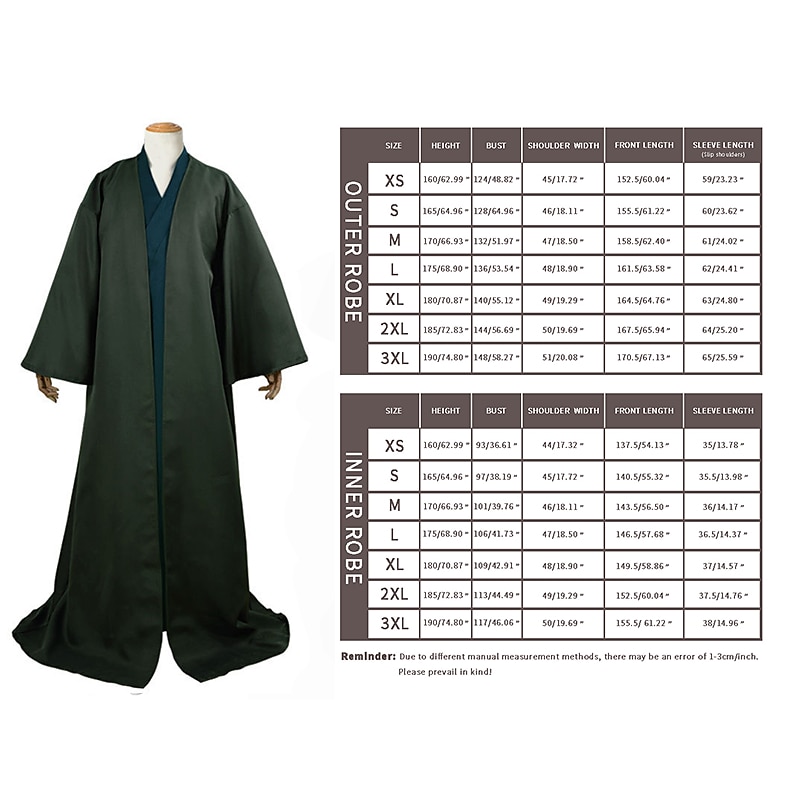 Wizard Outfits Movie Cosplay for Men's Women's Adults' Carnival Masquerade3